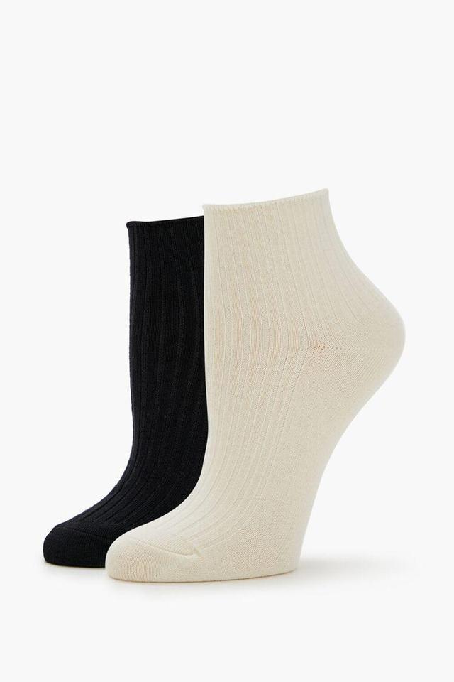 Ribbed Quarter Socks - 2 pack | Forever 21 Product Image