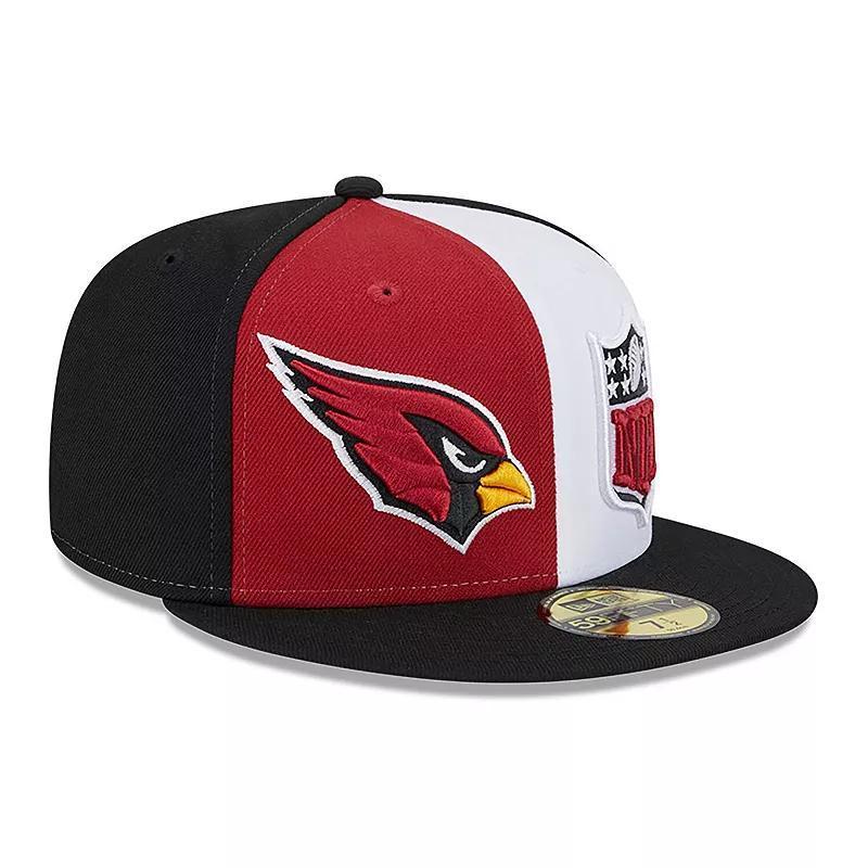 Mens New Era Cardinal/Black Arizona Cardinals 2023 Sideline 59FIFTY Fitted Hat Product Image