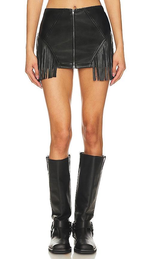 superdown Riley Faux Leather Skirt Size L, M, XS, XXS. Product Image