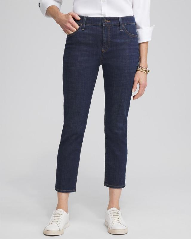 Women's Girlfriend Cropped Jeans Product Image