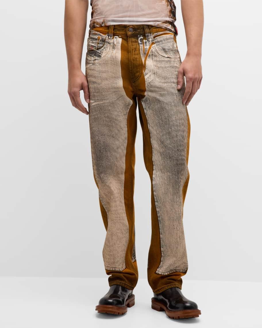 Men's Trompe L'oeil Loose-Fit Jeans product image