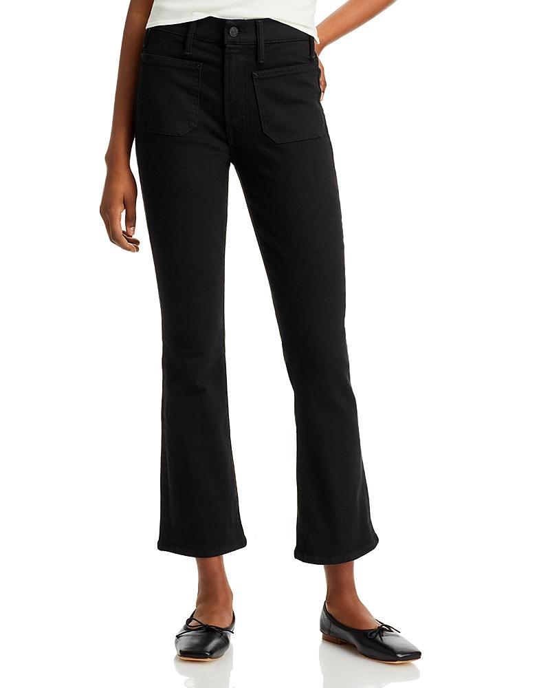 The Patch Pocket Insider Ankle Jeans In Black Product Image