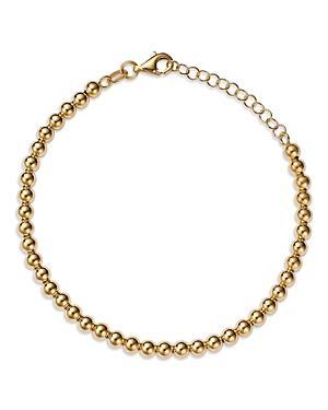 Alberto Amati 14K Yellow Gold Polished Bead Link Bracelet Product Image