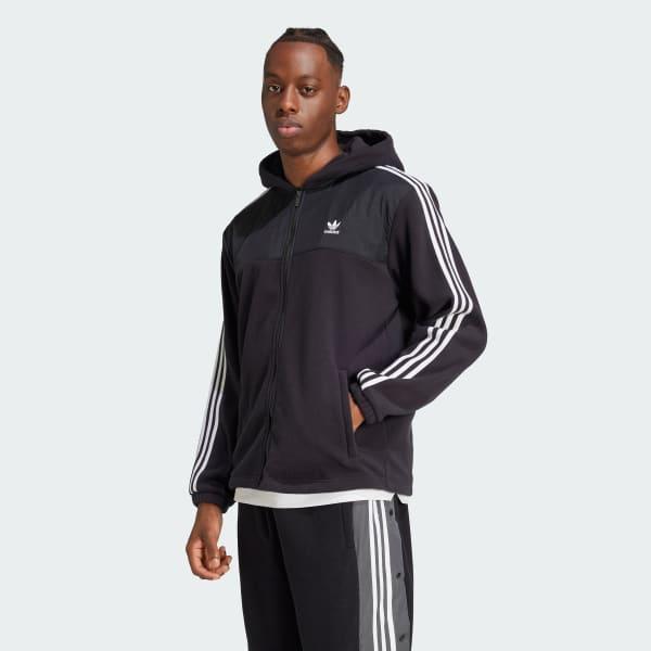 Adicolor 3-Stripes Teddy Fleece Hoodie Product Image