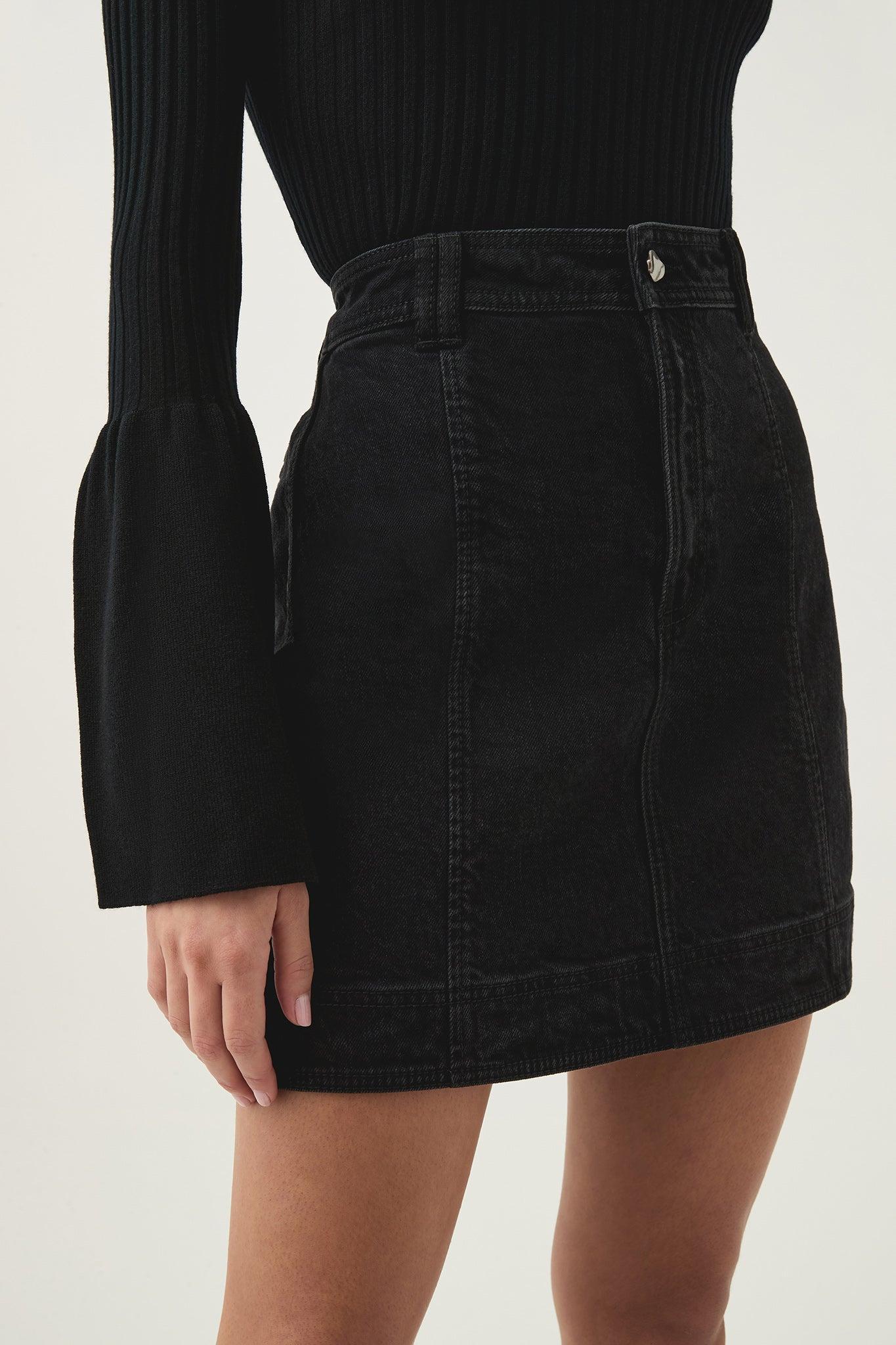 Maya Denim Mini Skirt Product Image