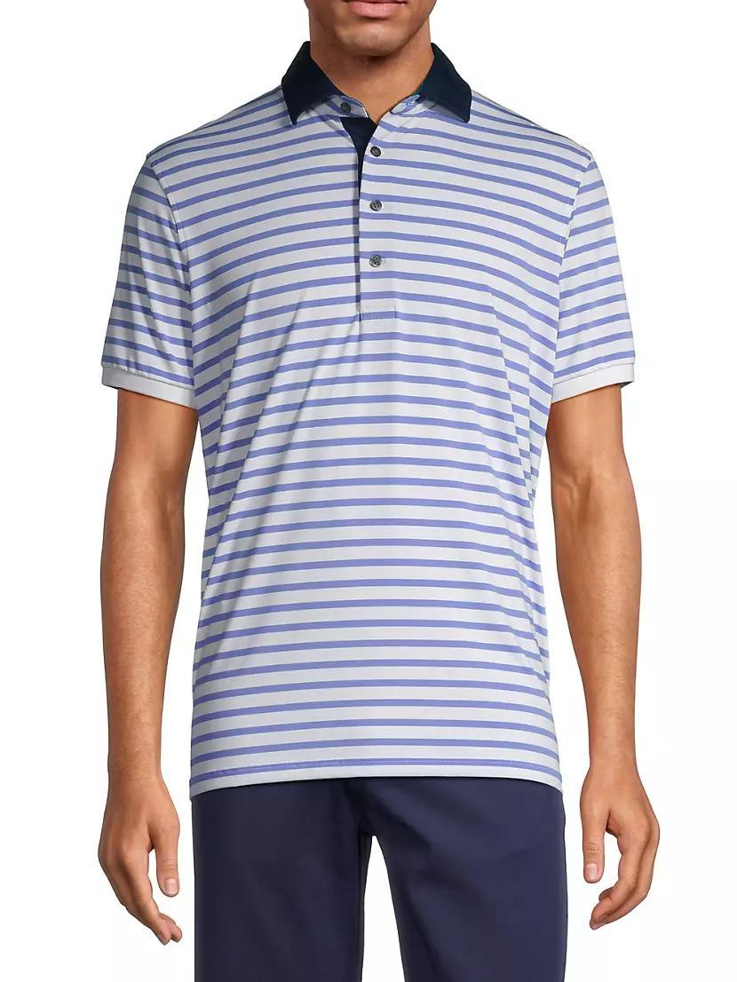 Savannah Striped Polo Shirt Product Image