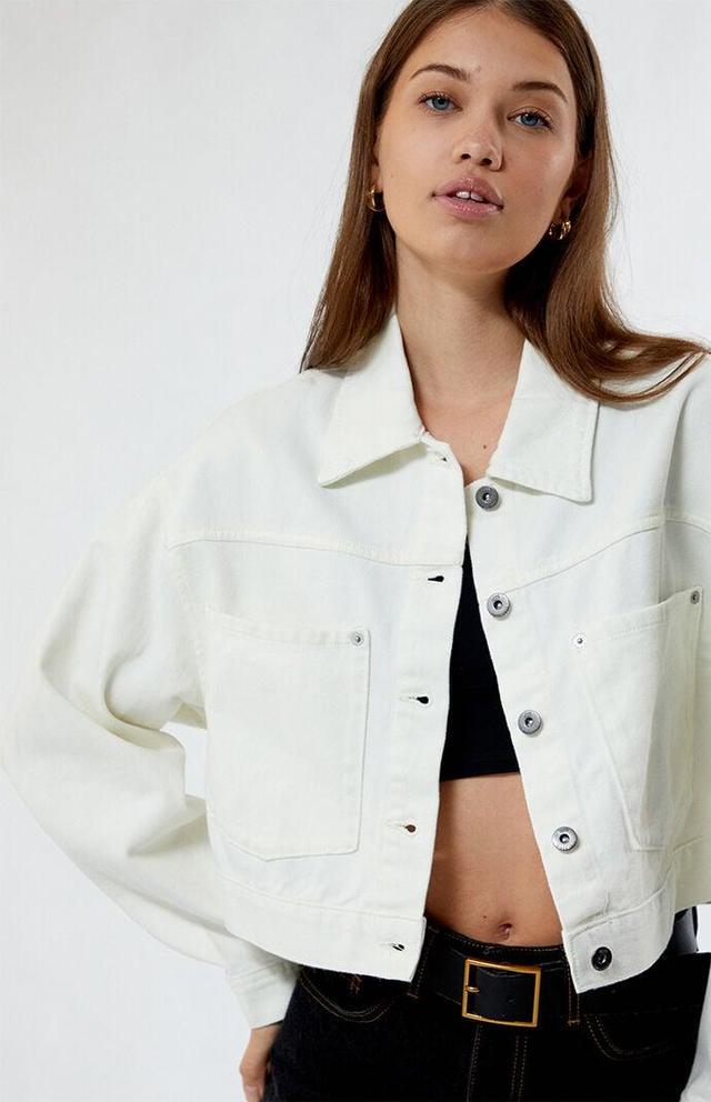 Vans Womens Raynes Cropped Trucker Jacket Product Image