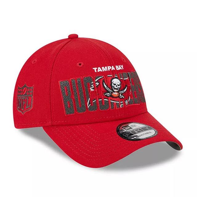 Mens New Era Tampa Bay Buccaneers 2023 NFL Draft 9FORTY Adjustable Hat Product Image