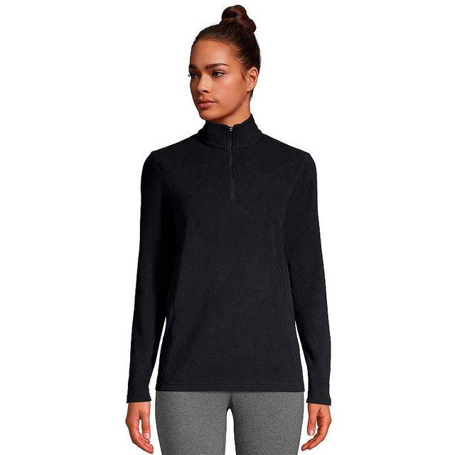 Womens Lands End Quarter-Zip Fleece Pullover Product Image