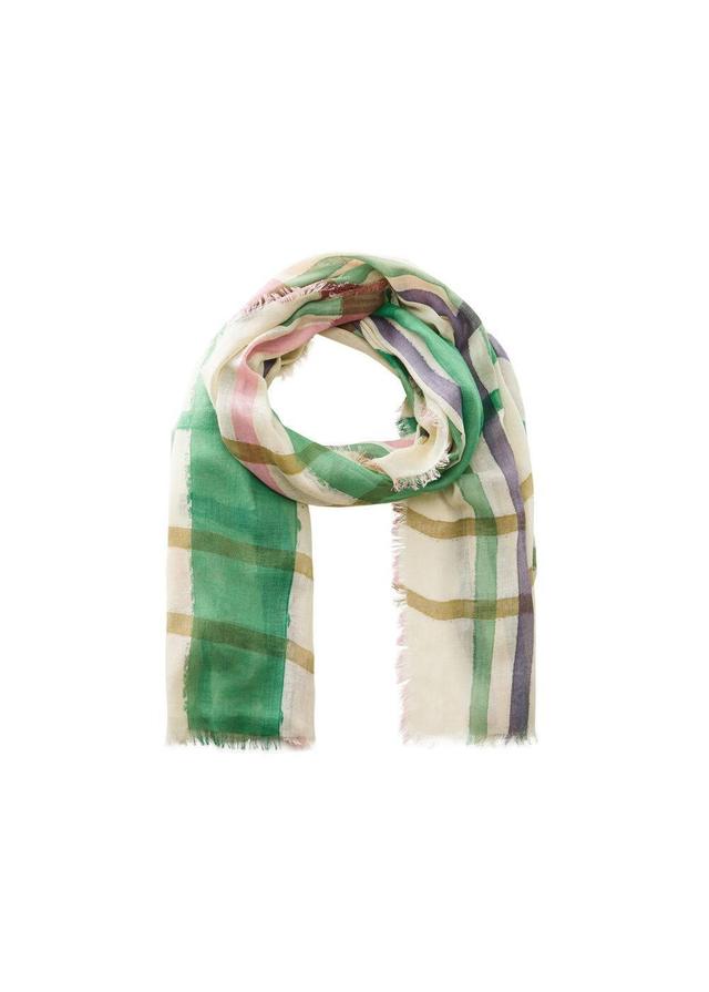 MANGO - Multi-color striped scarf - One size - Women Product Image