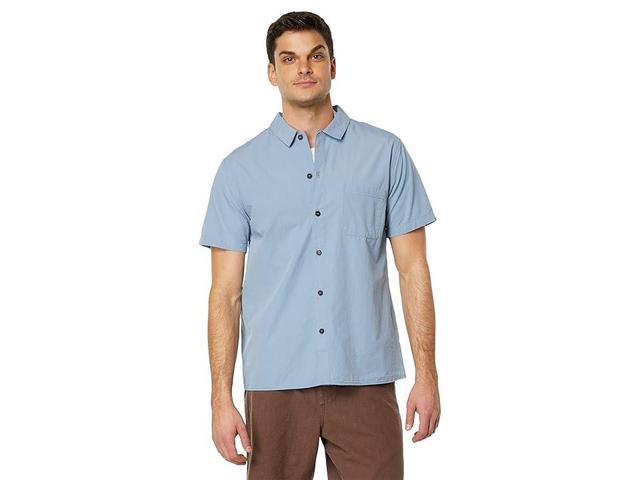 Rhythm Essential Short Sleeve Shirt (Seafoam) Men's Clothing Product Image