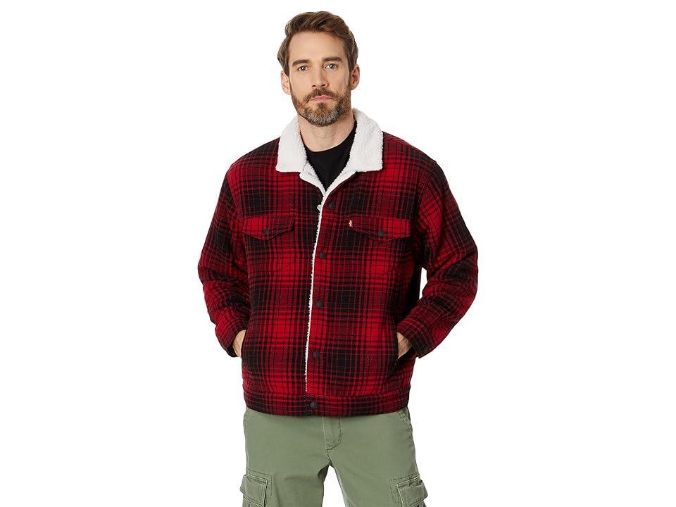 Levi's(r) Mens New Relaxed Fit Plaid TR (Harvey Plaid Rhythmic ) Men's Jacket Product Image