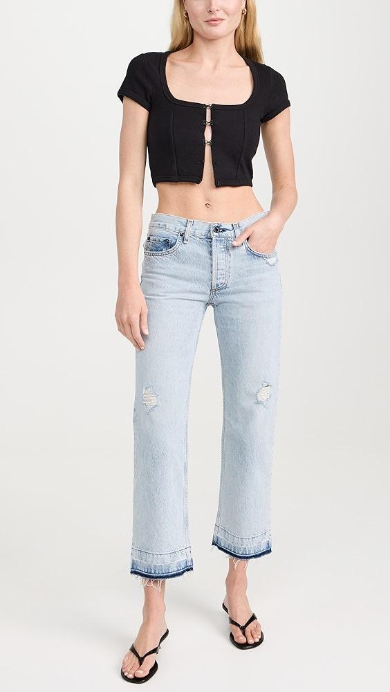 ASKK NY Low Rise Straight Jeans | Shopbop Product Image