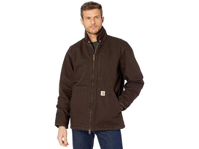 Carhartt OC293 Sherpa Lined Coat (Dark ) Men's Clothing Product Image