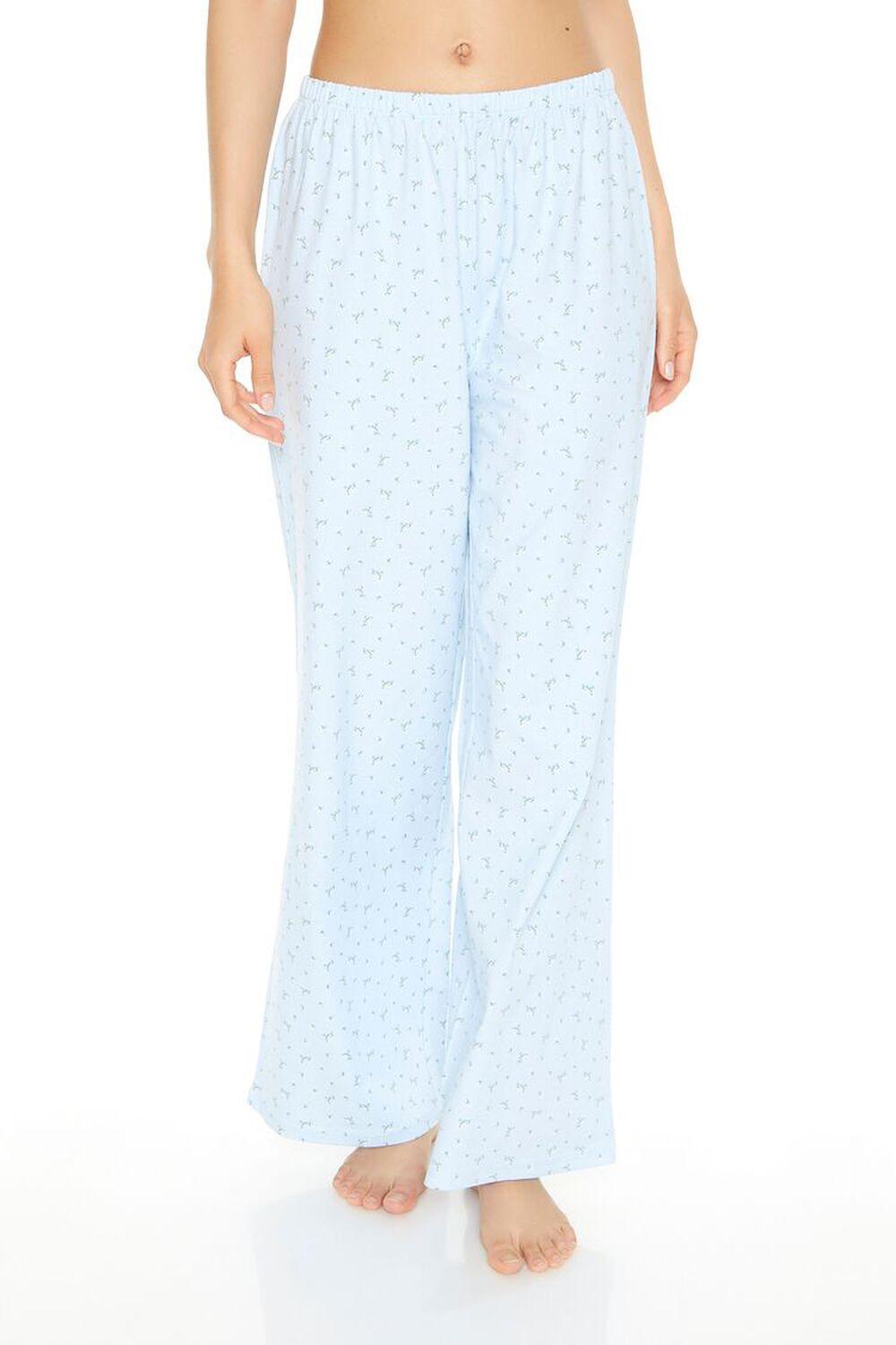 Ditsy Floral Print Pajama Pants | Forever 21 Product Image