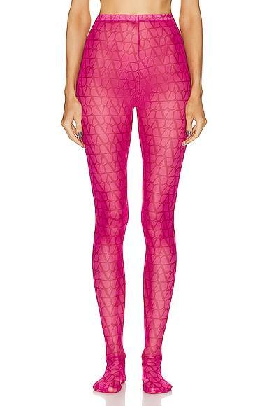 Valentino Iconographe Legging Pink. (also in ). Product Image