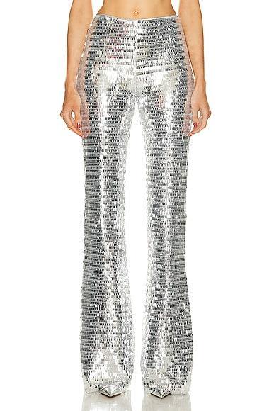 Simon Miller Sequin Robo Pant Metallic Silver. (also in ). Product Image