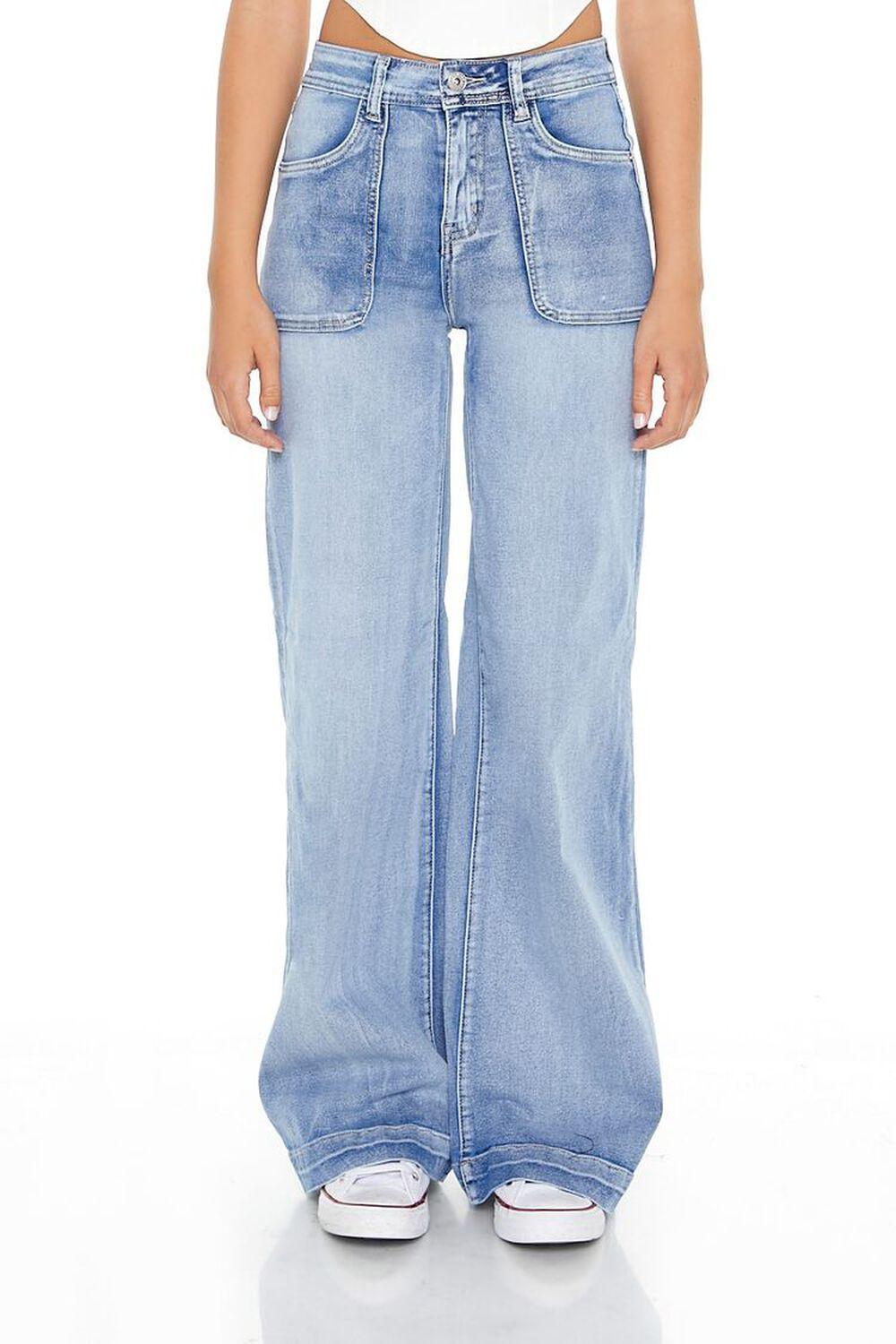 High-Rise Wide-Leg Jeans | Forever 21 Product Image