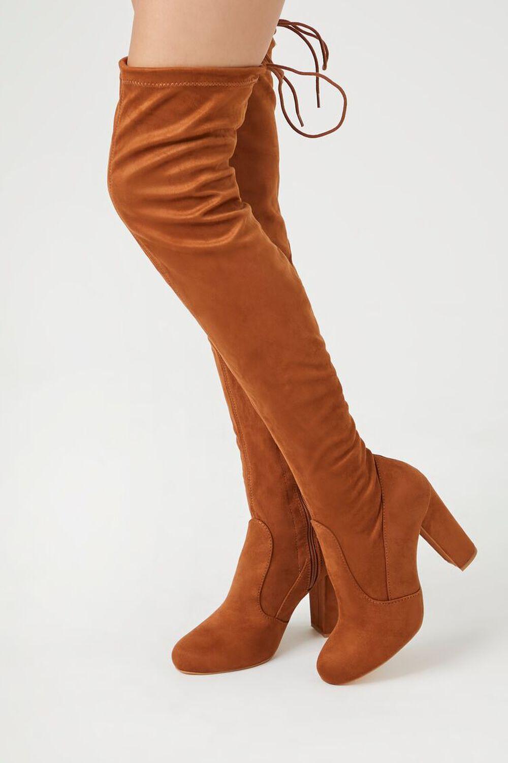 Faux Suede Over-the-Knee Boots | Forever 21 product image