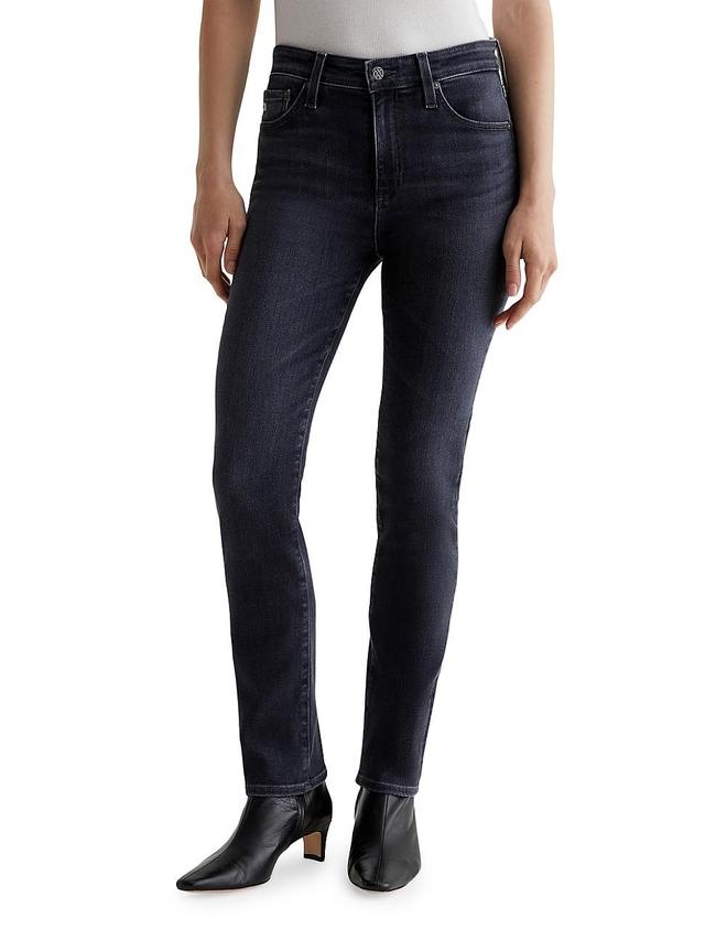 Womens Mari Mid-Rise Stretch Slim Jeans Product Image