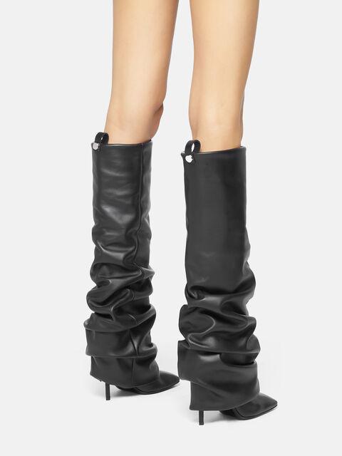 ''Rea'' black tube boot Product Image