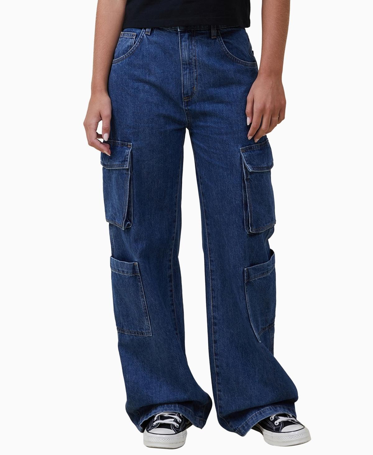 Cotton On cargo wide leg jeans Product Image