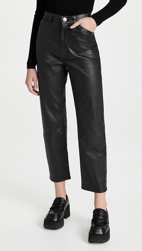 SPRWMN Straight Leg Leather Pants | Shopbop Product Image