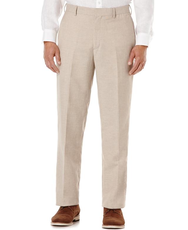 Cubavera Mens Linen Blend Flat Front Pant Product Image