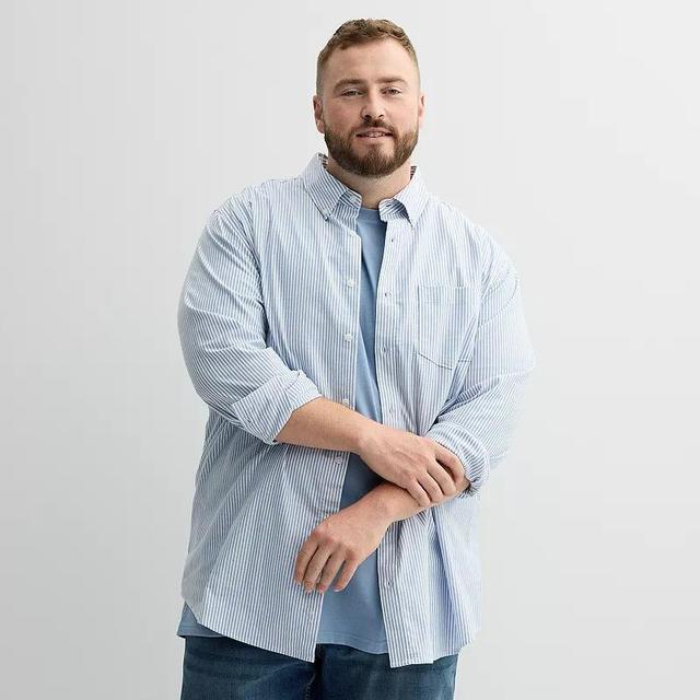 Big & Tall Sonoma Goods For Life Perfect Length Button-Down Shirt, Mens Product Image