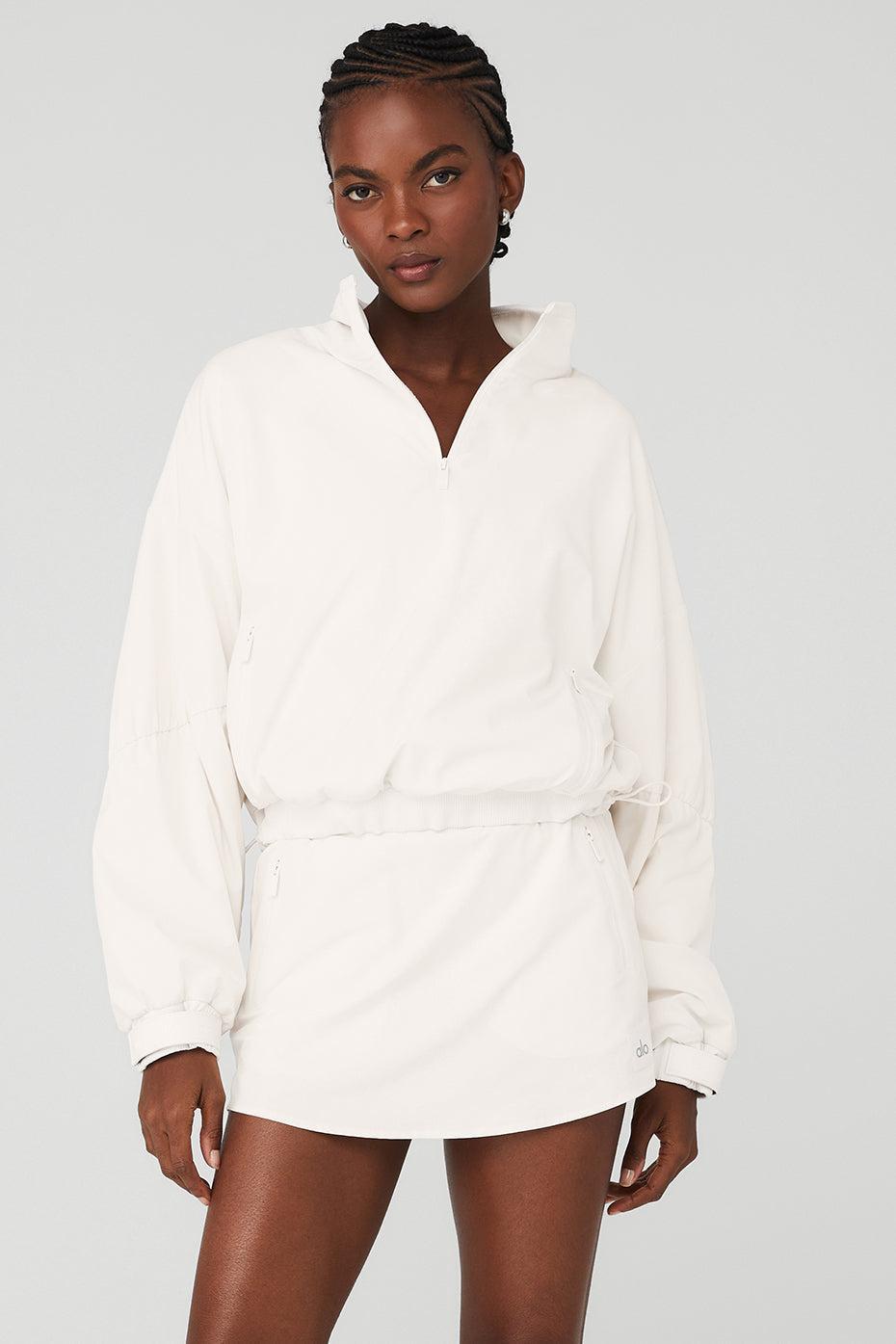 Cropped Elevation Coverup - Ivory Female Product Image