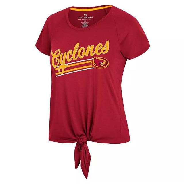 Womens Arkansas Razorbacks Krull Tie Front Tee Product Image