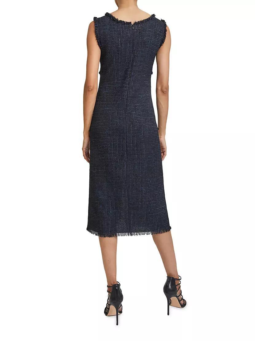 Faye Jacquard Midi-Dress Product Image