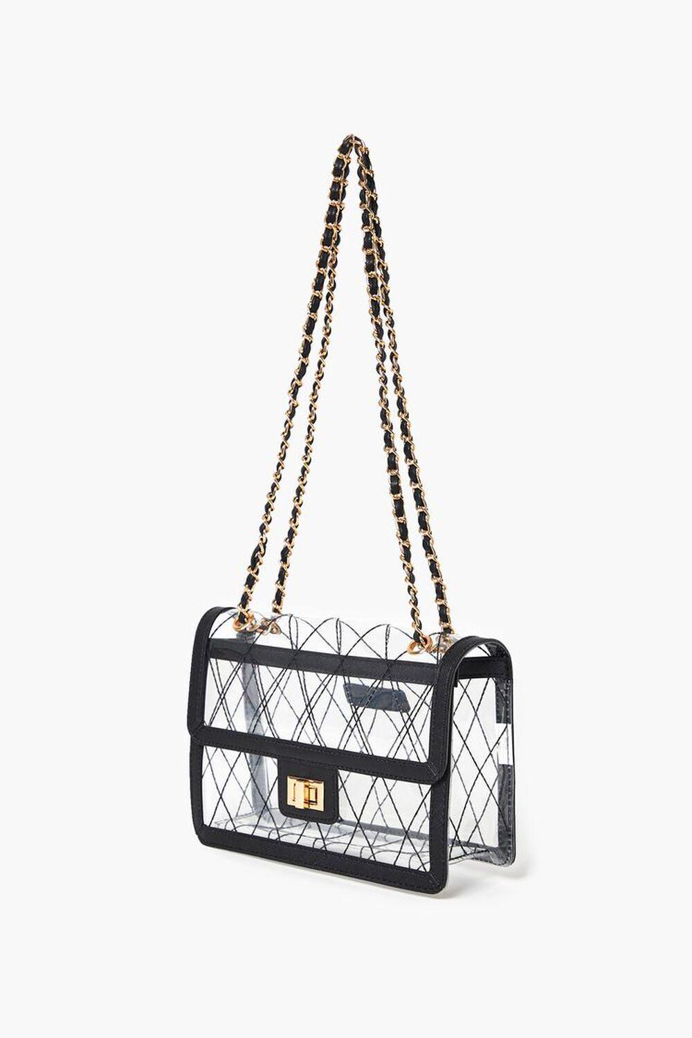 Quilted Transparent Shoulder Bag | Forever 21 Product Image