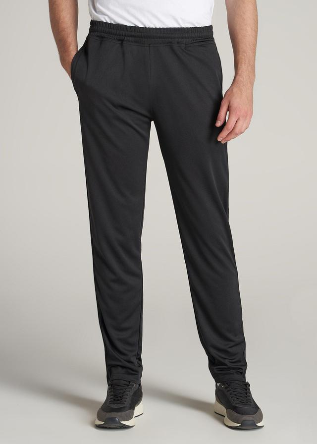 Athletic Stripe Pants for Tall Men in Black And Black Male Product Image