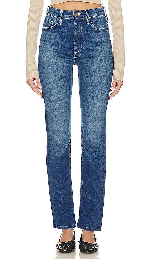 MOTHER Rider Skimp High Waist Straight Leg Jeans Product Image