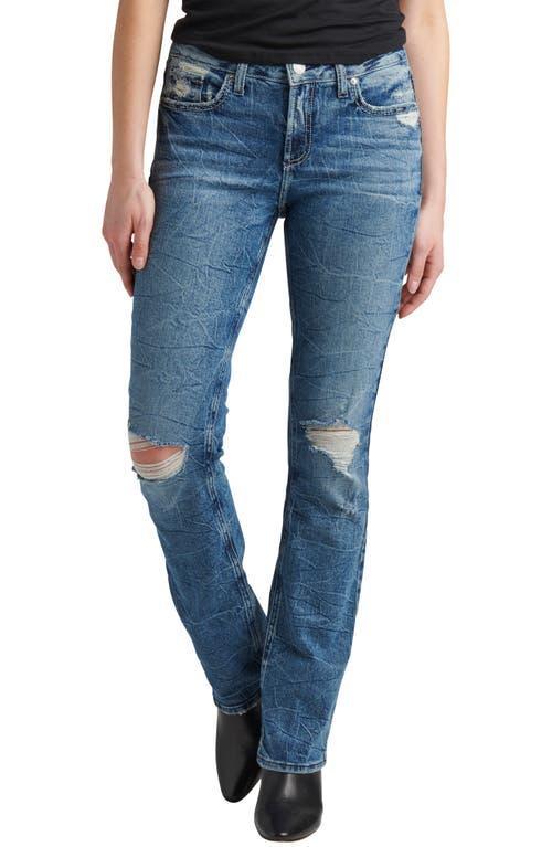 Silver Jeans Co. Suki Ripped Slim Bootcut Jeans Product Image