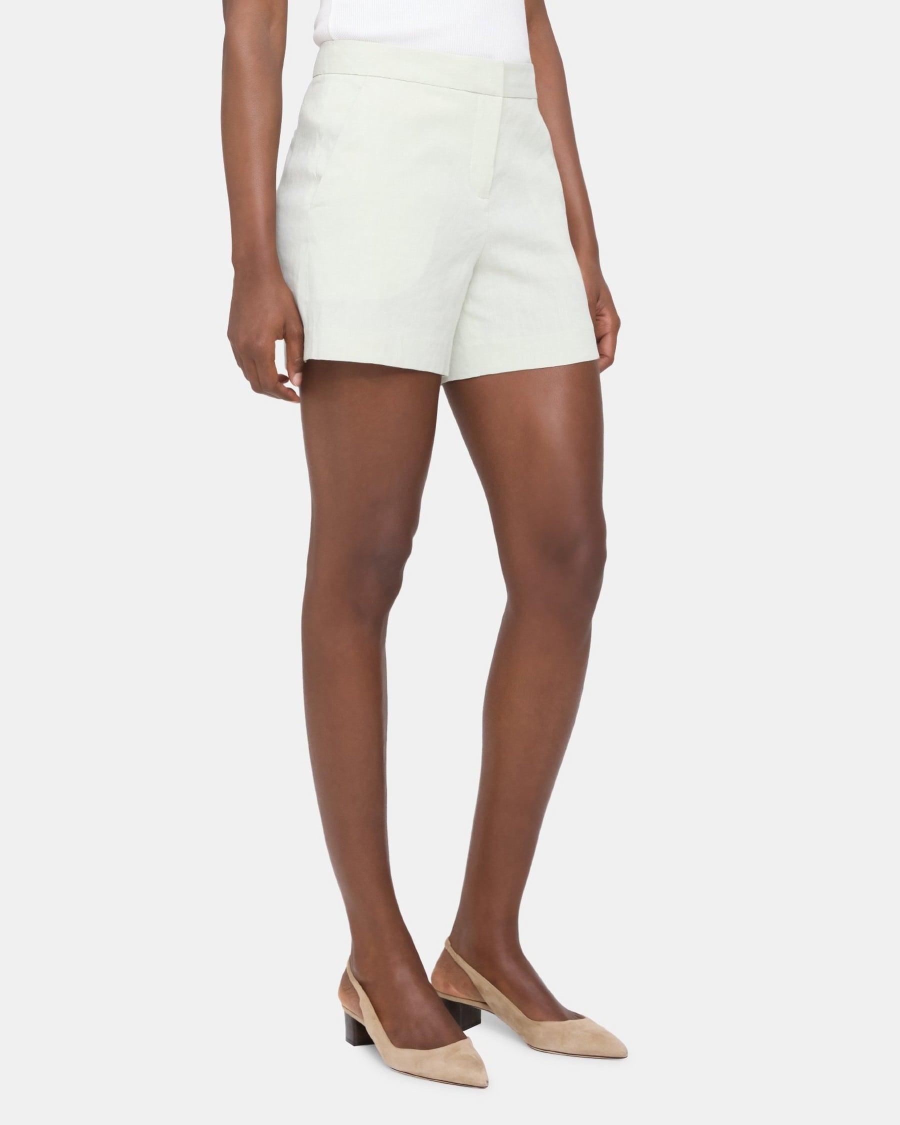 Tailored Short in Linen-Blend Product Image