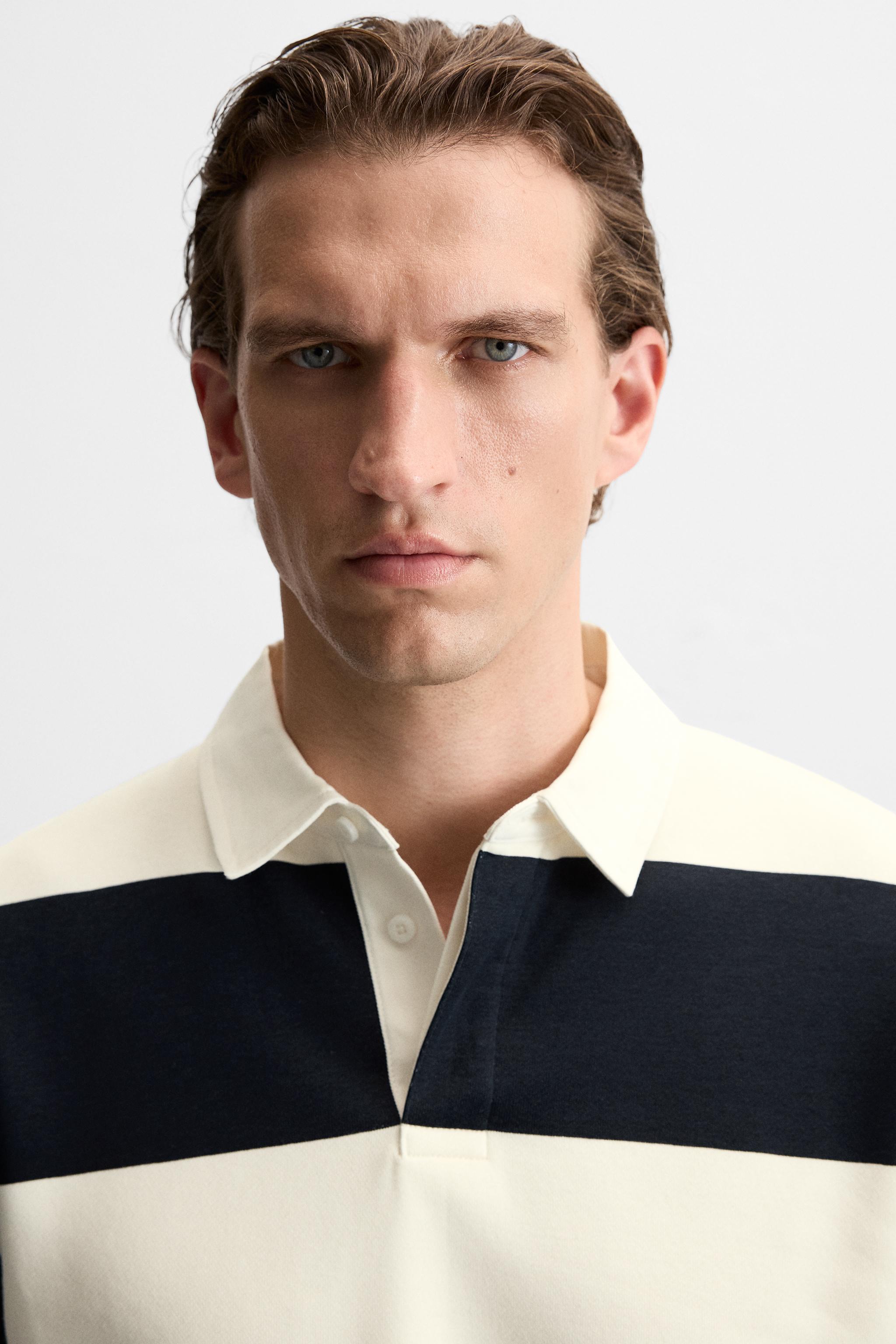 CONTRAST COLLAR POLO SHIRT Product Image