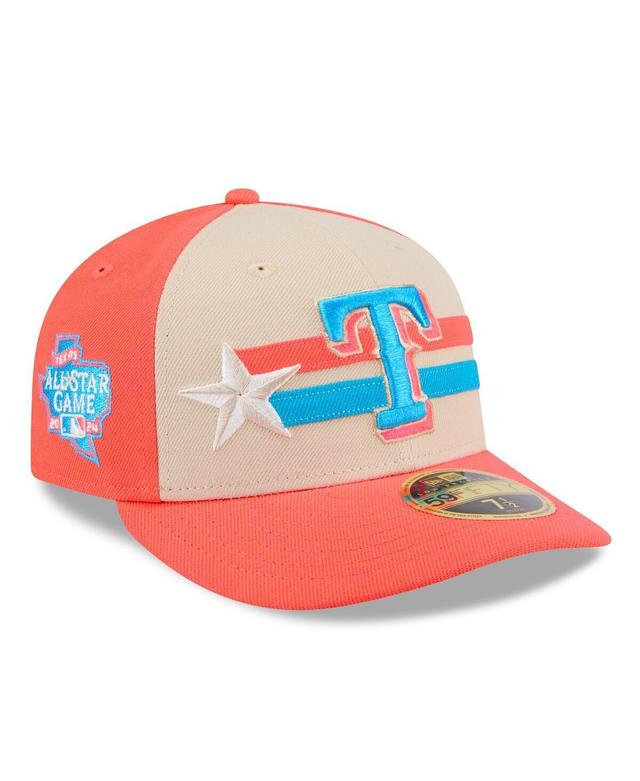 Mens New Era Cream Texas Rangers 2024 MLB All-Star Game Low Profile 59FIFTY Fitted Hat Product Image