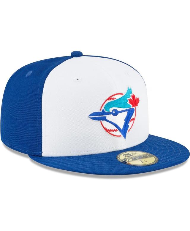 Mens New Era White Toronto Blue Jays Cooperstown Collection Wool 59FIFTY Fitted Hat Product Image