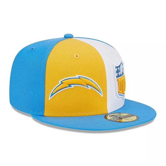 Mens New Era /Powder Blue Los Angeles Chargers 2023 Sideline 59FIFTY Fitted Hat Product Image