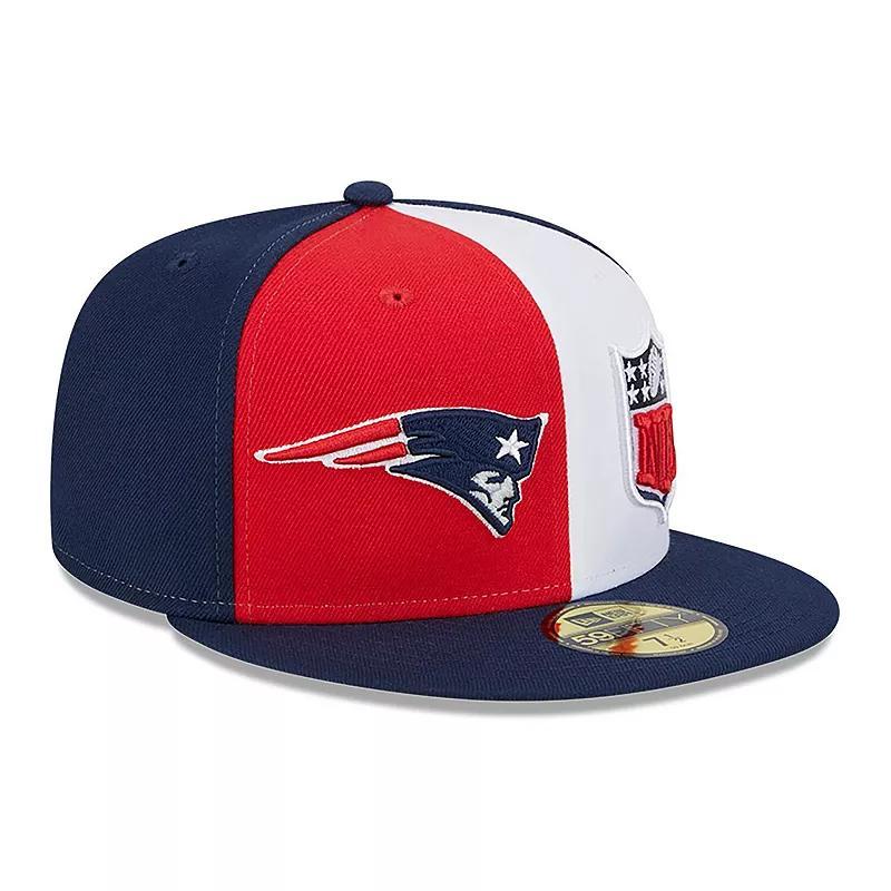 Mens New Era /Navy New England Patriots 2023 Sideline 59FIFTY Fitted Hat Product Image