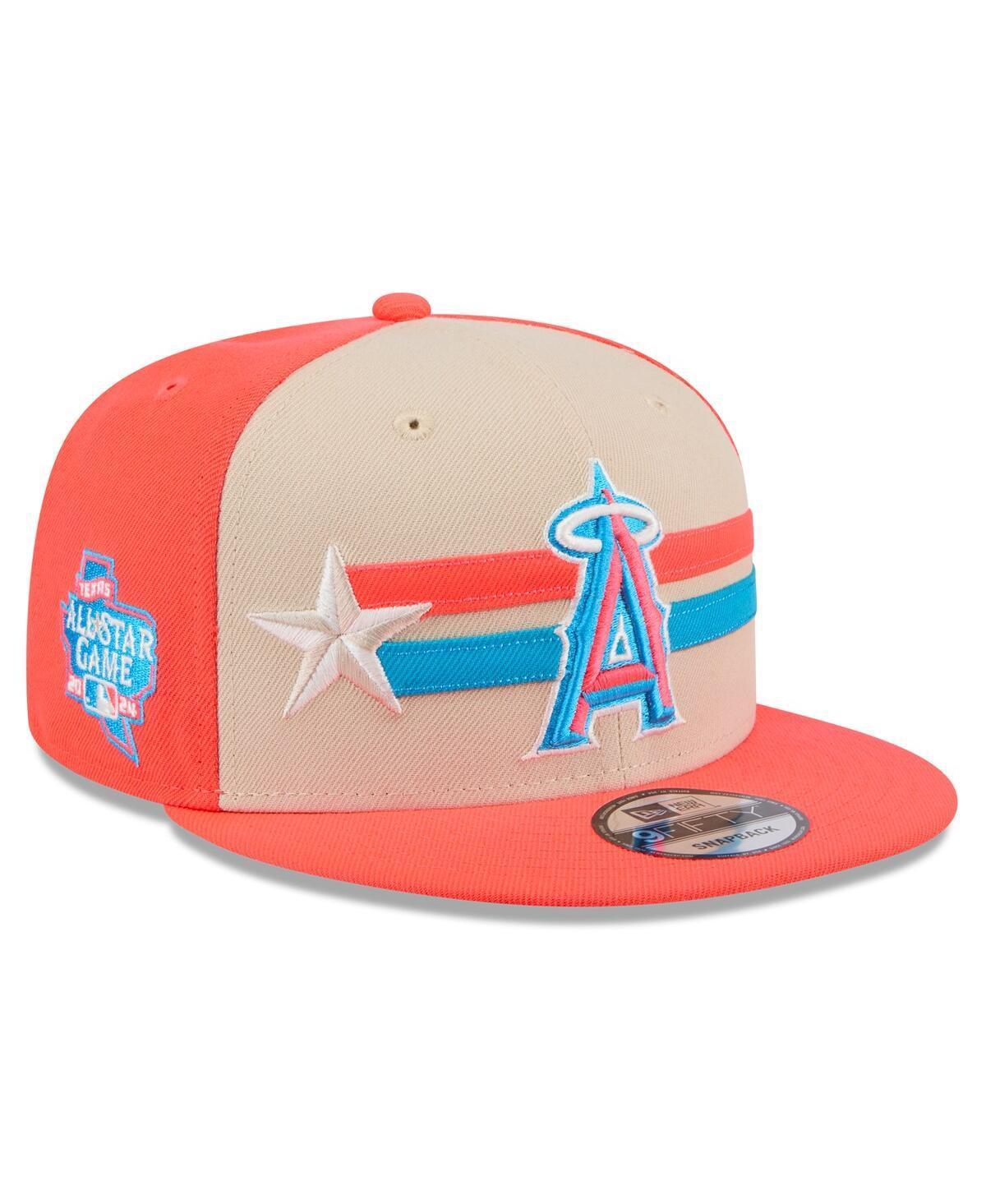 Mens New Era Cream Los Angeles Angels 2024 MLB All-Star Game 9FIFTY Snapback Hat Product Image