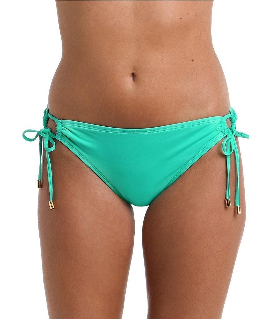 La Blanca Island Goddess Loop Side Tie Hipster Swim Bottom Product Image