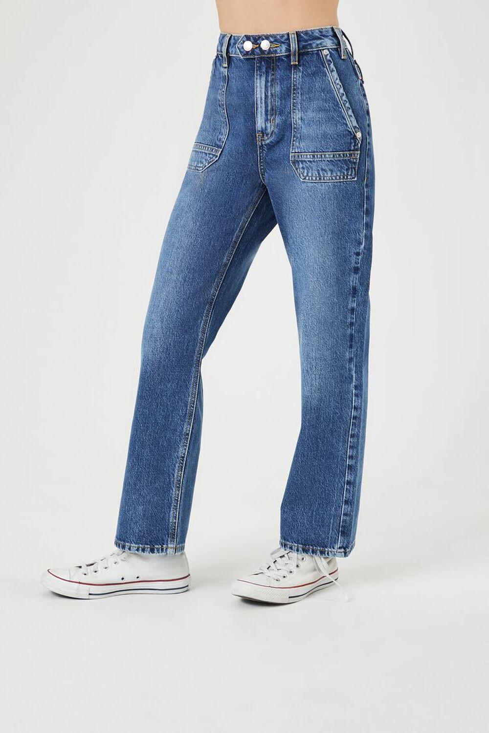 High-Rise Straight Jeans | Forever 21 Product Image