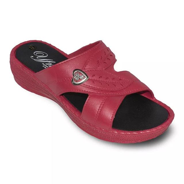 YFM Womens Low Heel Slide Sandals Product Image