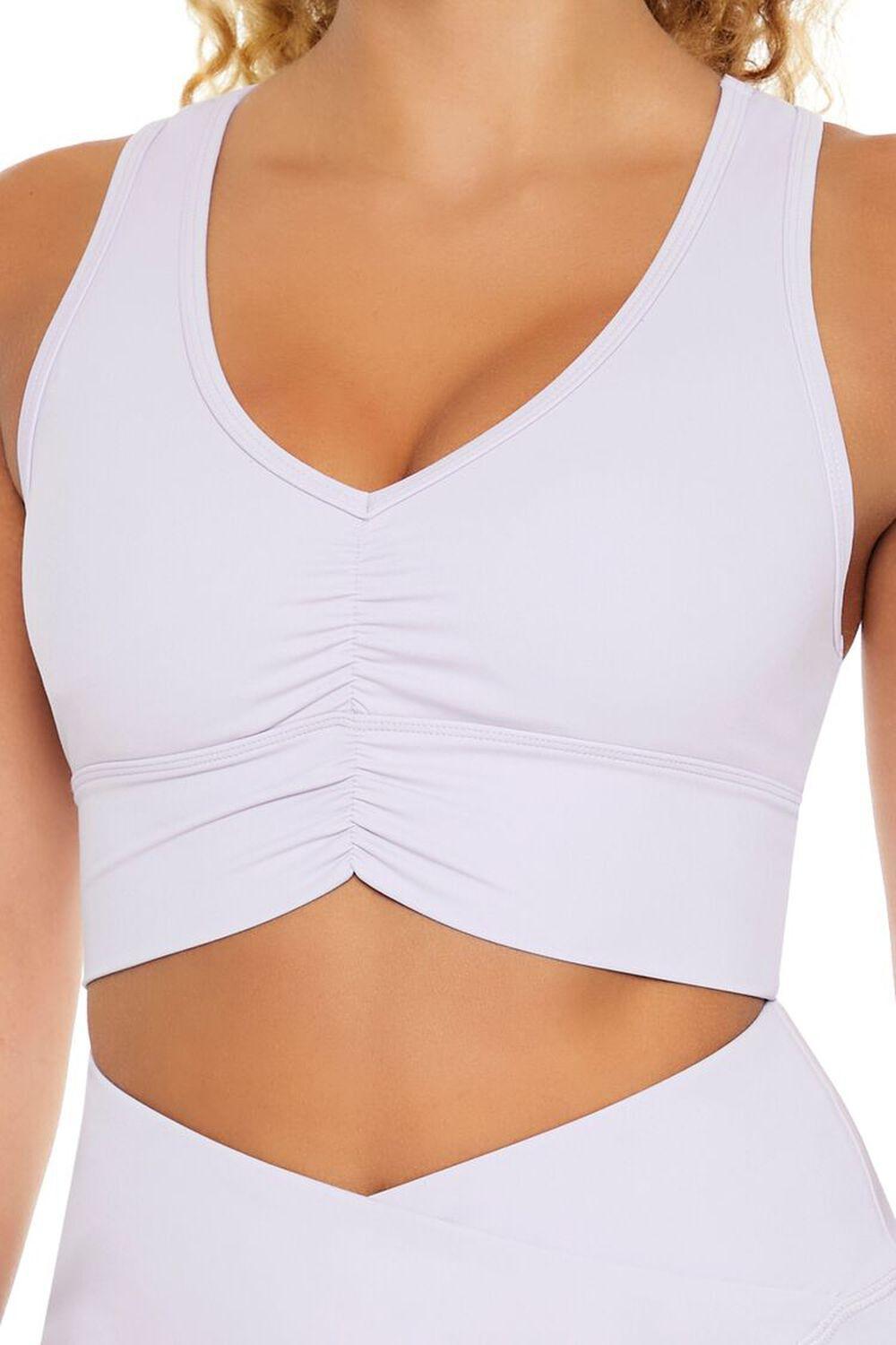 Ruched Racerback Sports Bra | Forever 21 Product Image