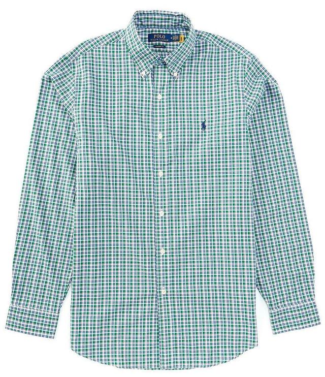 Polo Ralph Lauren Classic Fit Plaid Twill Long Sleeve Woven Shirt Product Image