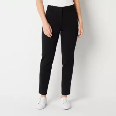 Liz Claiborne Emma Womens Mid Rise Slim Fit Ankle Pant Product Image