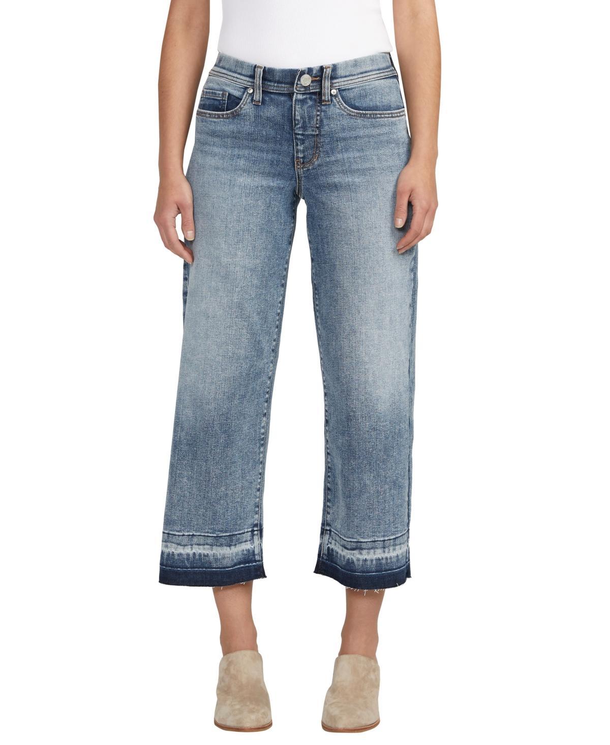 Jag Womens Ava Mid Rise Wide Leg Jeans Product Image